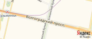 Есенинский бульвар на Яндекс карте