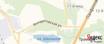 Филаретовская улица на Яндекс карте