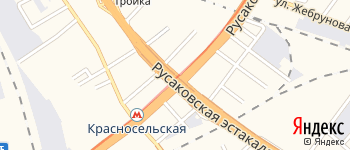 Гаврикова улица на Яндекс карте