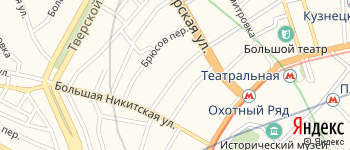 Газетный переулок на Яндекс карте