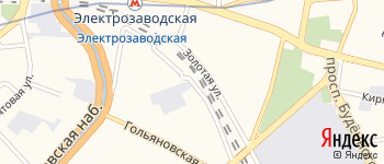 Гольяновский проезд на Яндекс карте