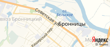 город Бронницы на Яндекс карте