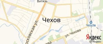 город Чехов на Яндекс карте