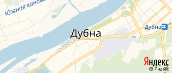 город Дубна на Яндекс карте