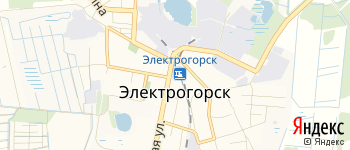 город Электрогорск на Яндекс карте