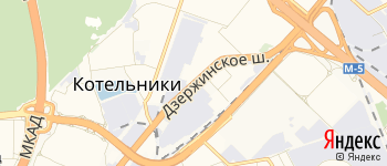 город Котельники на Яндекс карте