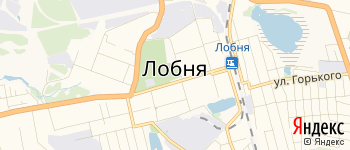 город Лобня на Яндекс карте