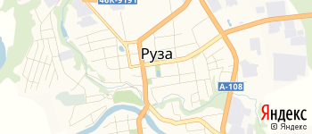 город Руза на Яндекс карте