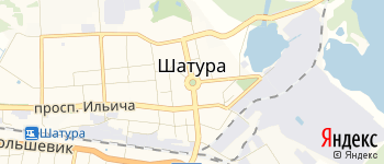 город Шатура на Яндекс карте