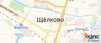 город Щелково на Яндекс карте