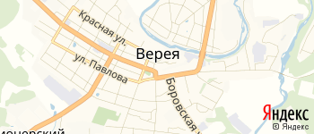 город Верея на Яндекс карте