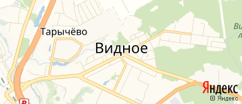 город Видное на Яндекс карте