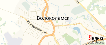 город Волоколамск на Яндекс карте