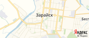 город Зарайск на Яндекс карте