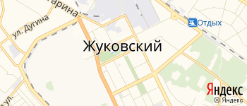город Жуковский на Яндекс карте
