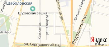 Городская улица на Яндекс карте