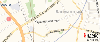 Гороховский переулок на Яндекс карте