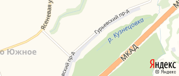 Гурьевский проезд на Яндекс карте