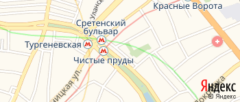 Гусятников переулок на Яндекс карте