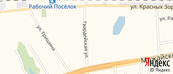 Гвардейская улица на Яндекс карте