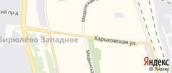 Харьковская улица на Яндекс карте