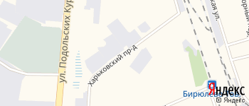 Харьковский проезд на Яндекс карте
