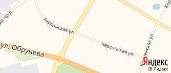 Херсонская улица на Яндекс карте