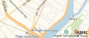 Хилков переулок на Яндекс карте