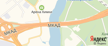 Химкинский мост на Яндекс карте