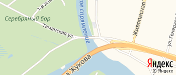 Хорошёвский мост на Яндекс карте