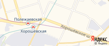 Хорошёвское шоссе на Яндекс карте