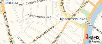 Хрущёвский переулок на Яндекс карте