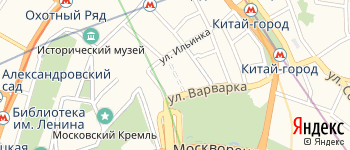 Хрустальный переулок на Яндекс карте