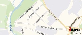 Ивовая улица на Яндекс карте