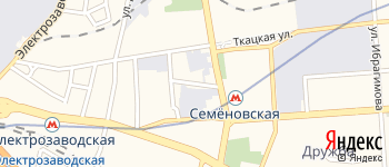 Измайловская улица на Яндекс карте