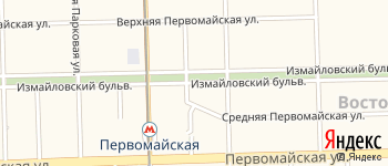 Измайловский бульвар на Яндекс карте