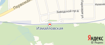 Измайловский проспект на Яндекс карте