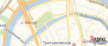 Кадашёвская набережная на Яндекс карте