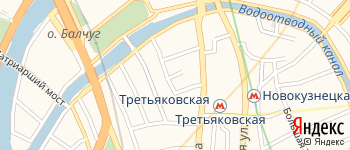 Кадашёвский тупик на Яндекс карте