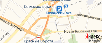 Каланчёвский тупик на Яндекс карте