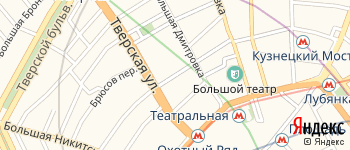 Камергерский переулок на Яндекс карте