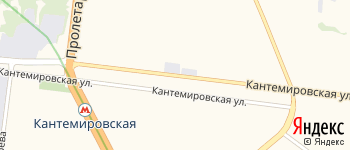 Кантемировская улица на Яндекс карте