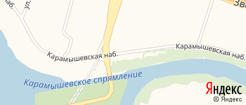 Карамышевская набережная на Яндекс карте
