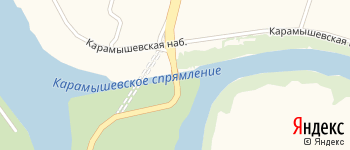 Карамышевский мост на Яндекс карте
