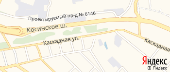Каскадная улица на Яндекс карте