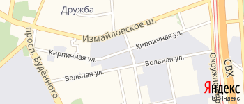 Кирпичная улица на Яндекс карте