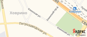 Клинская улица на Яндекс карте