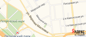 Коленчатый переулок на Яндекс карте