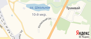 Колхозная улица на Яндекс карте