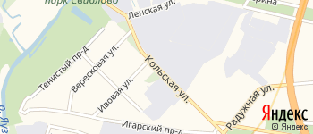 Кольская улица на Яндекс карте